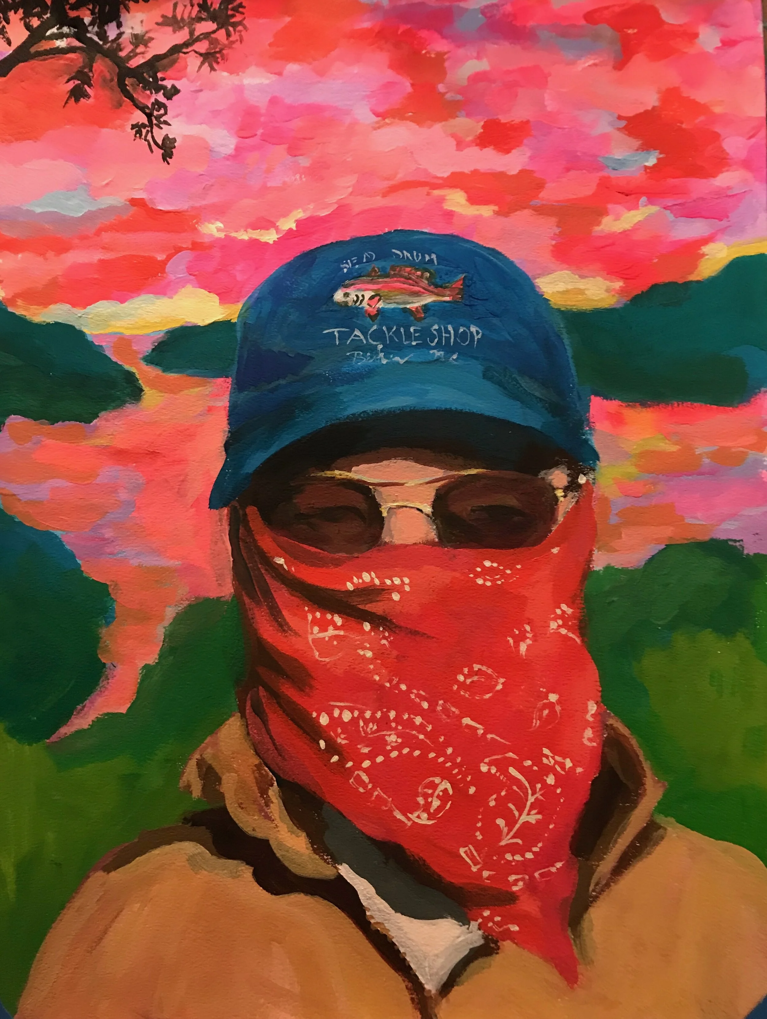 Doyelstown 2, 2020, acrylic on canvas, 16" x 12"