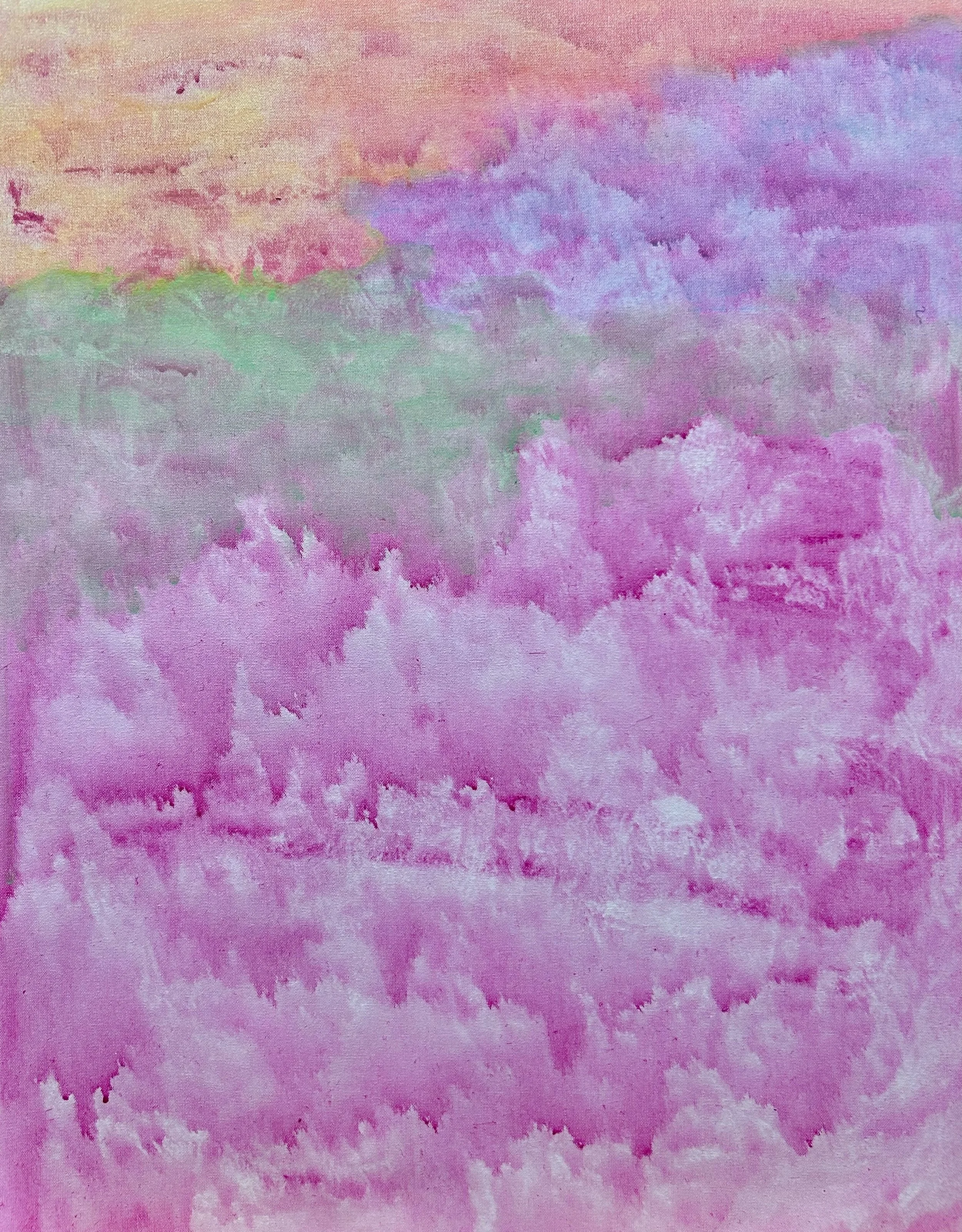 A Year of Infinite Gentleness, acrylic on canvas, 24" x 18"