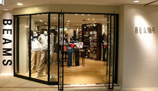  Source: Beams' Shinjuku shop; Source: Beams.co.jp