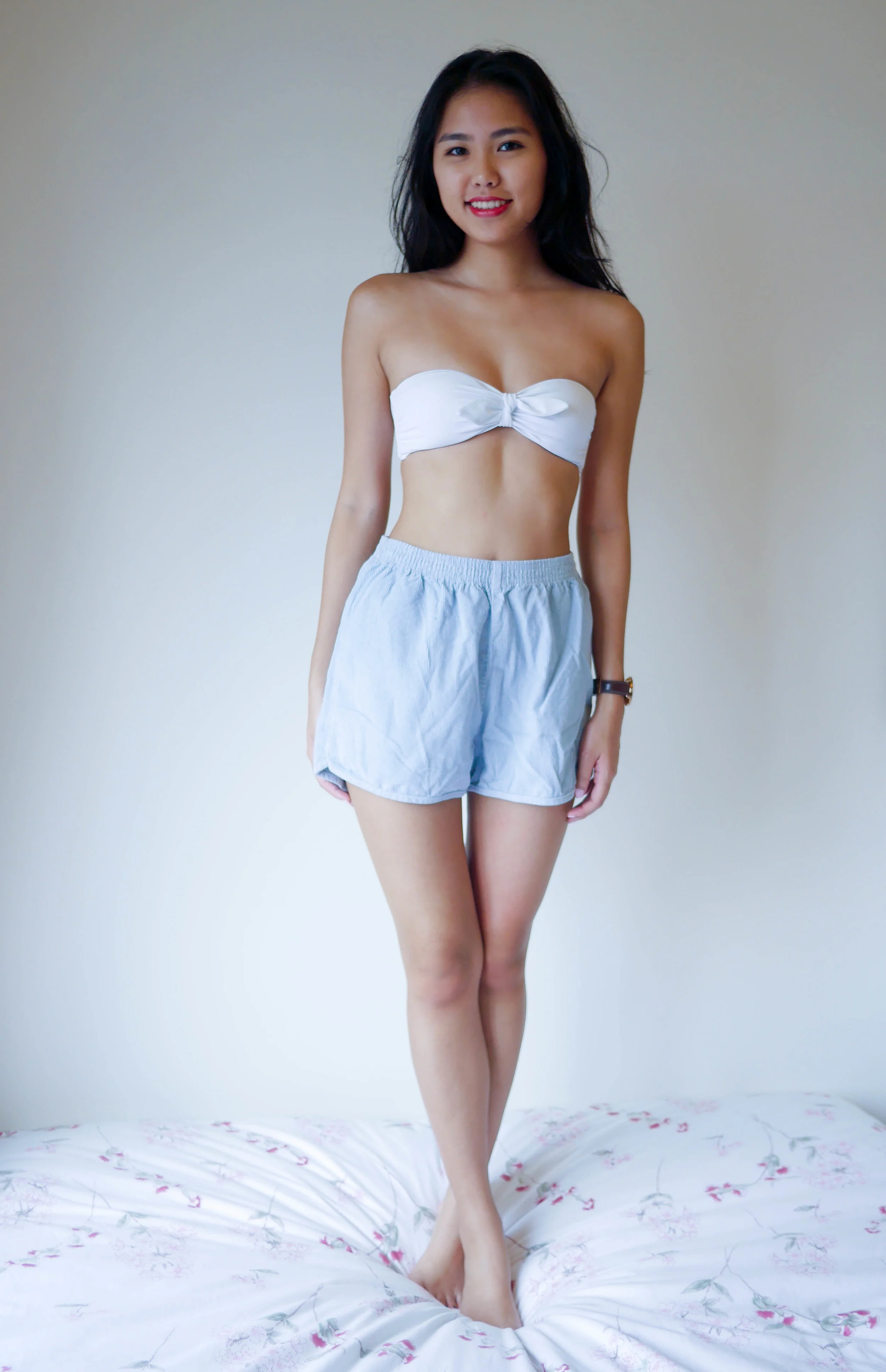 High Waisted Corduroy Shorts