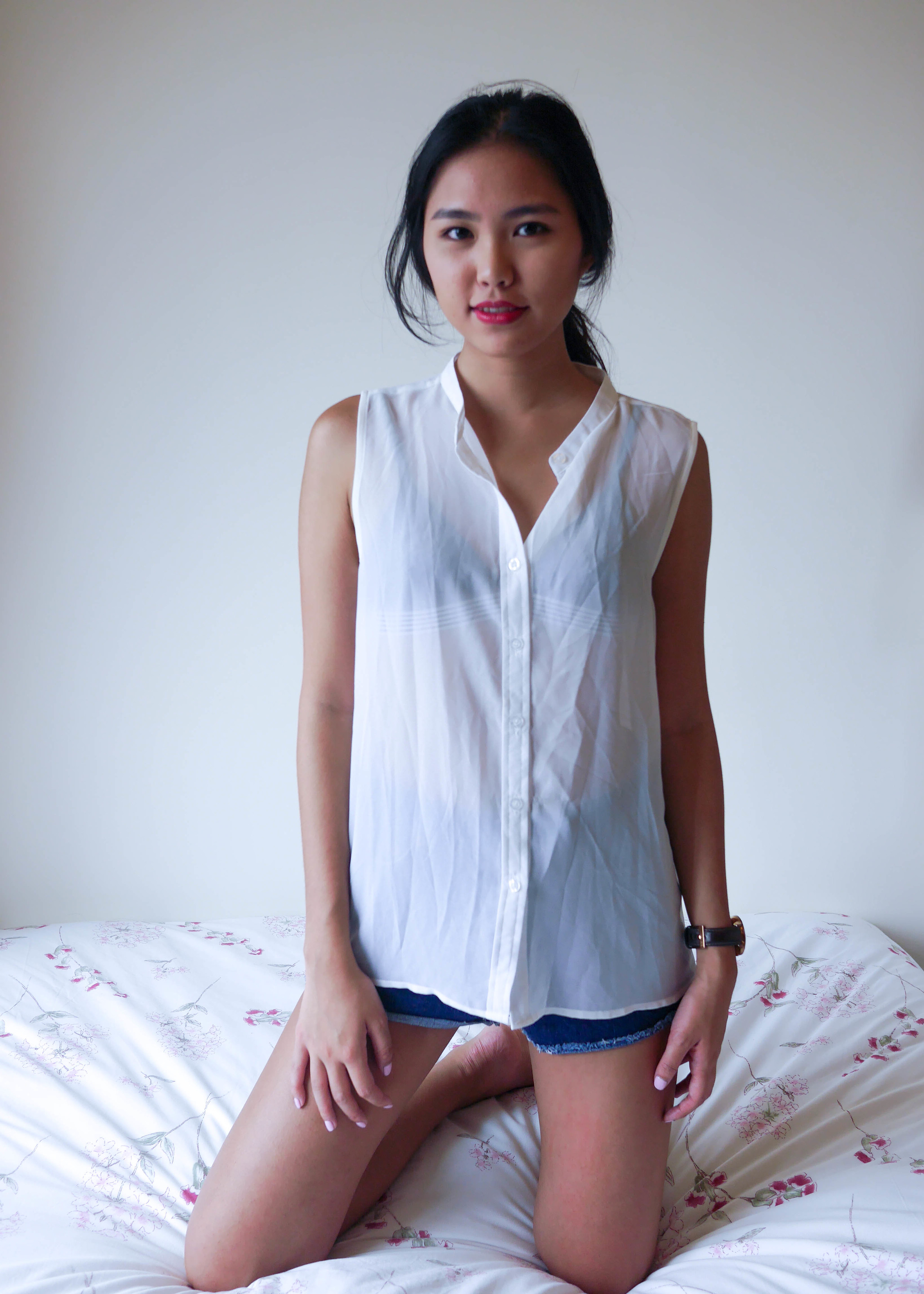 Sleeveless Chiffon Tank - SOLD