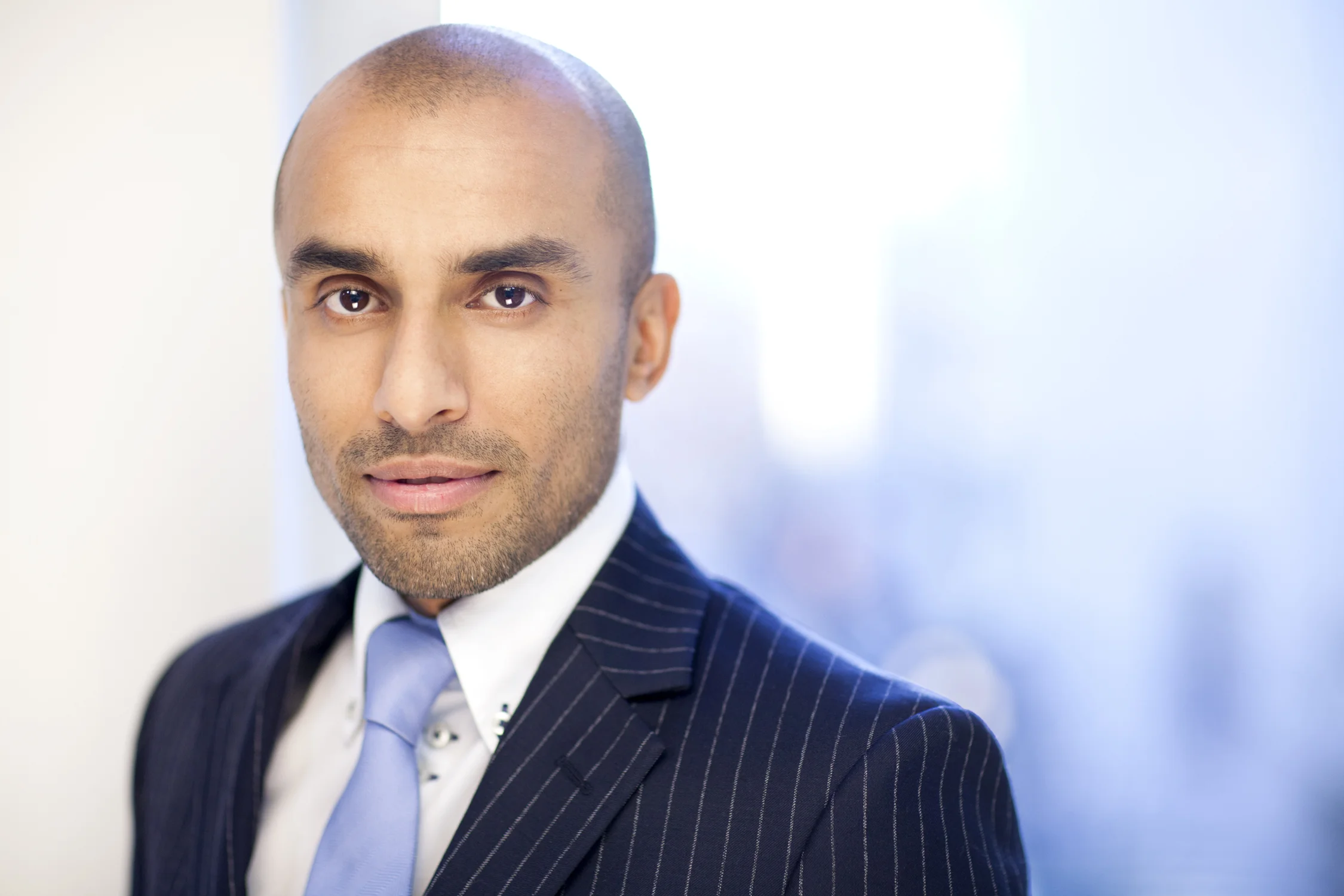 Professional corporate headshot photographed by Brendan Hopkinson