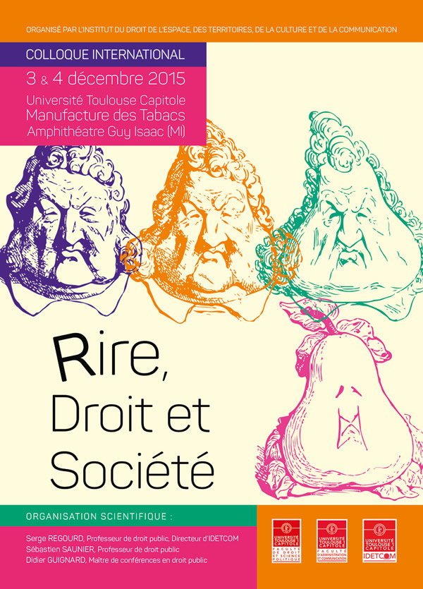 Colloque international du 3 et 4 décembre 2015 "Rire, Droit et Société"