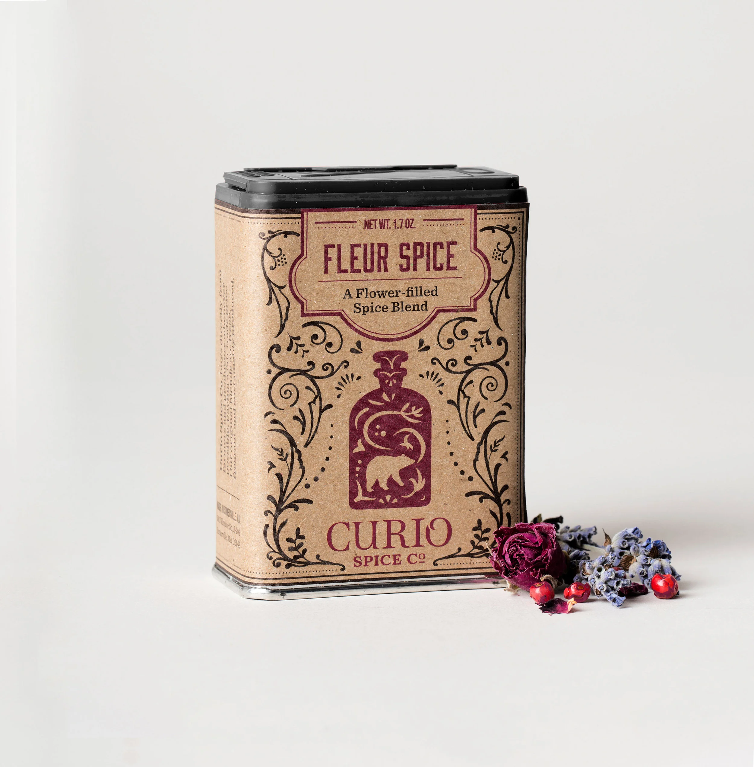 Fleur Spice - a fresh blend of pink pepper, hibiscus & rose.
