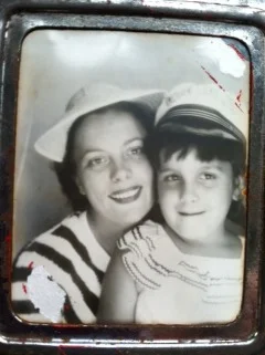 My mother and me, 1951