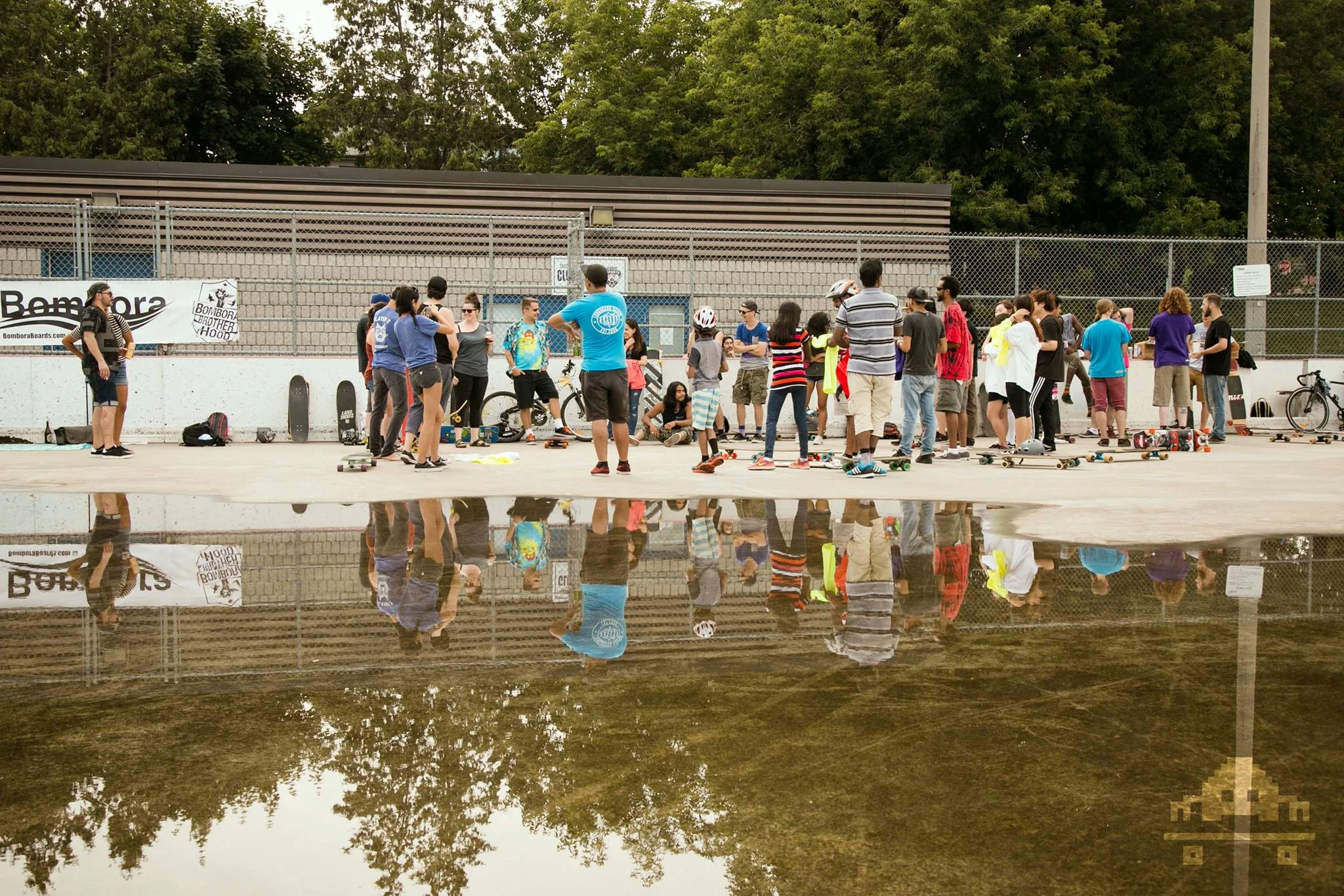 Riders meeting from across the pond. Photo - Jon Nuss