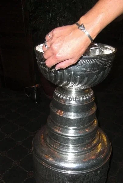 With the Stanley Cup