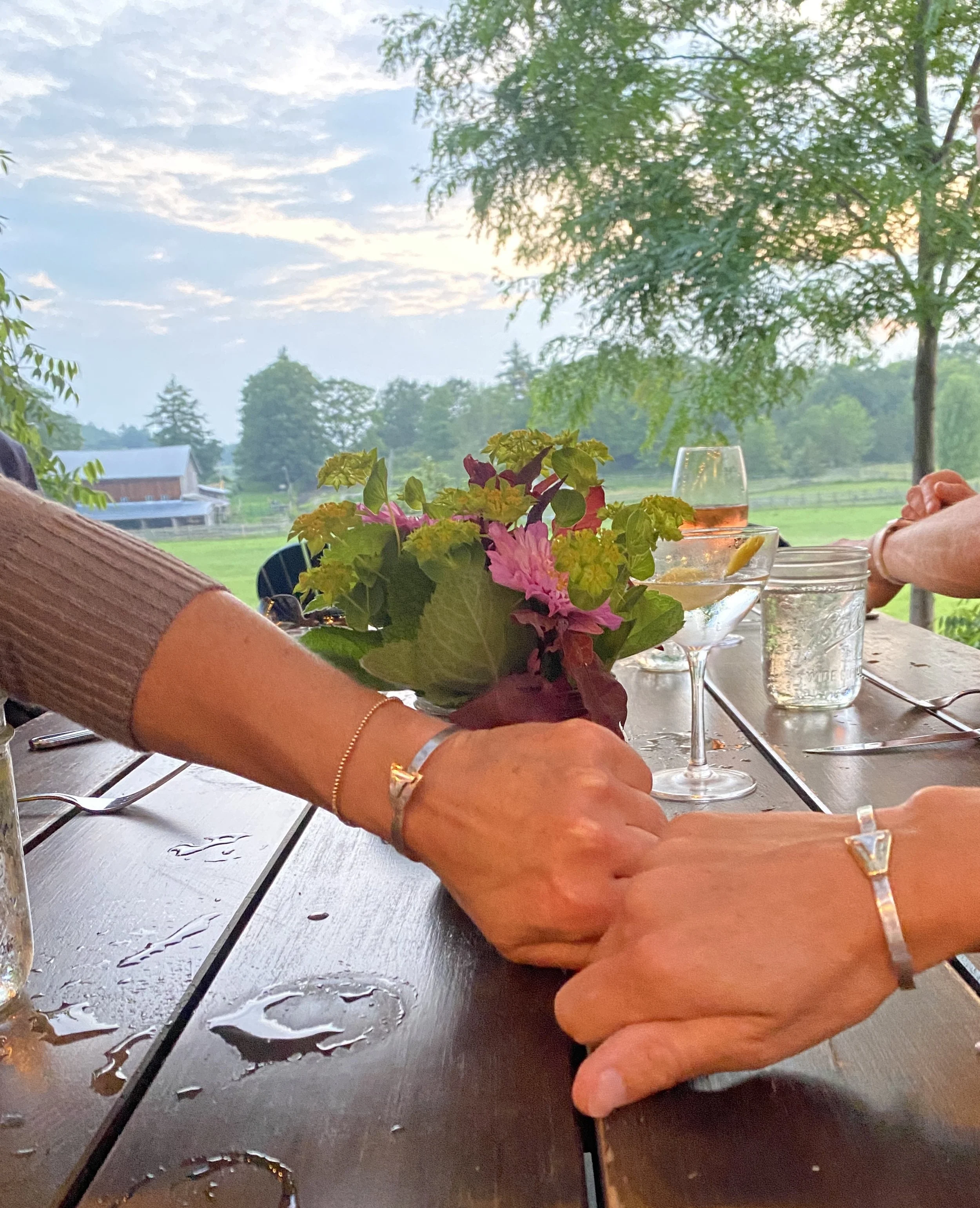 Dinner in Charlotte, VT