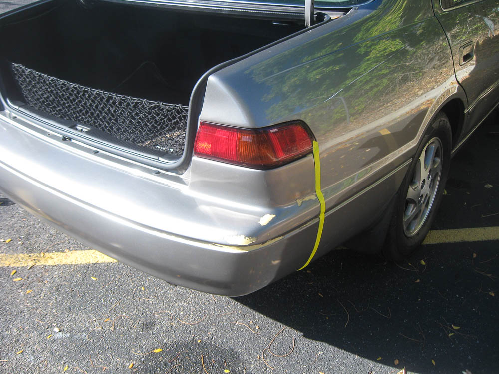 Bumper Repair - Before