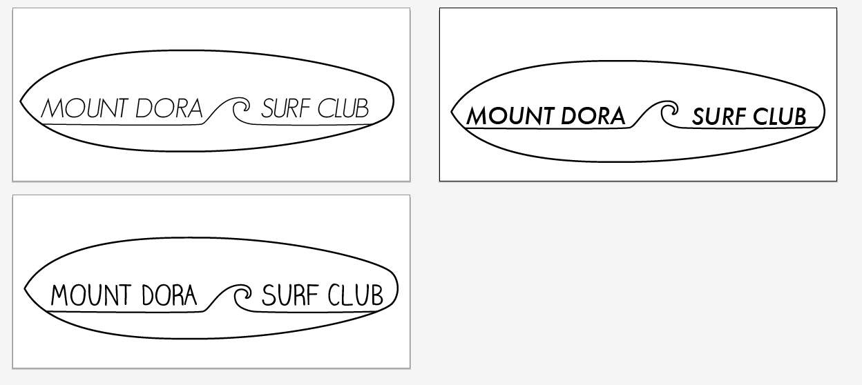 First round of design options