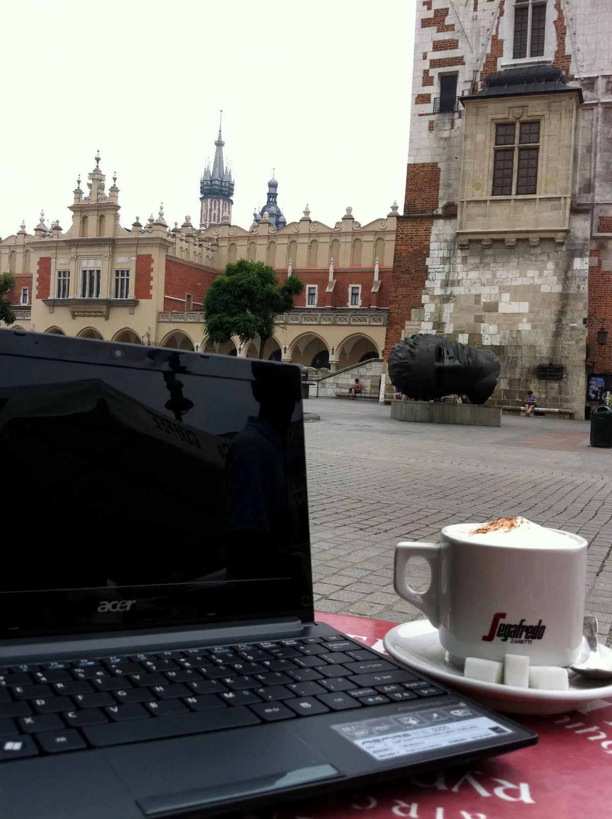 Main Square Cafe: Krakow, Poland