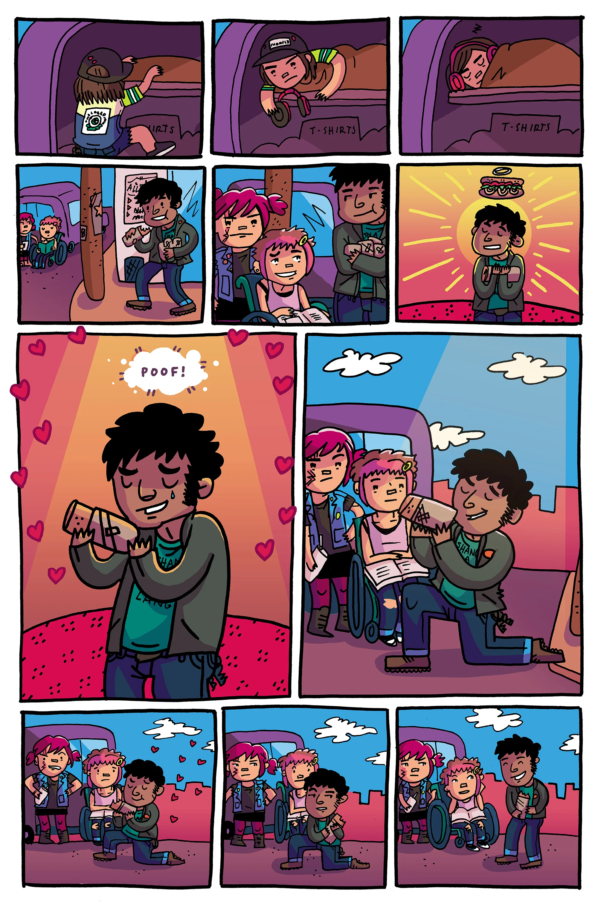 Colors for Coady and the Creepies Issue #1 (Boom! Box) – Art by Amanda Kirk