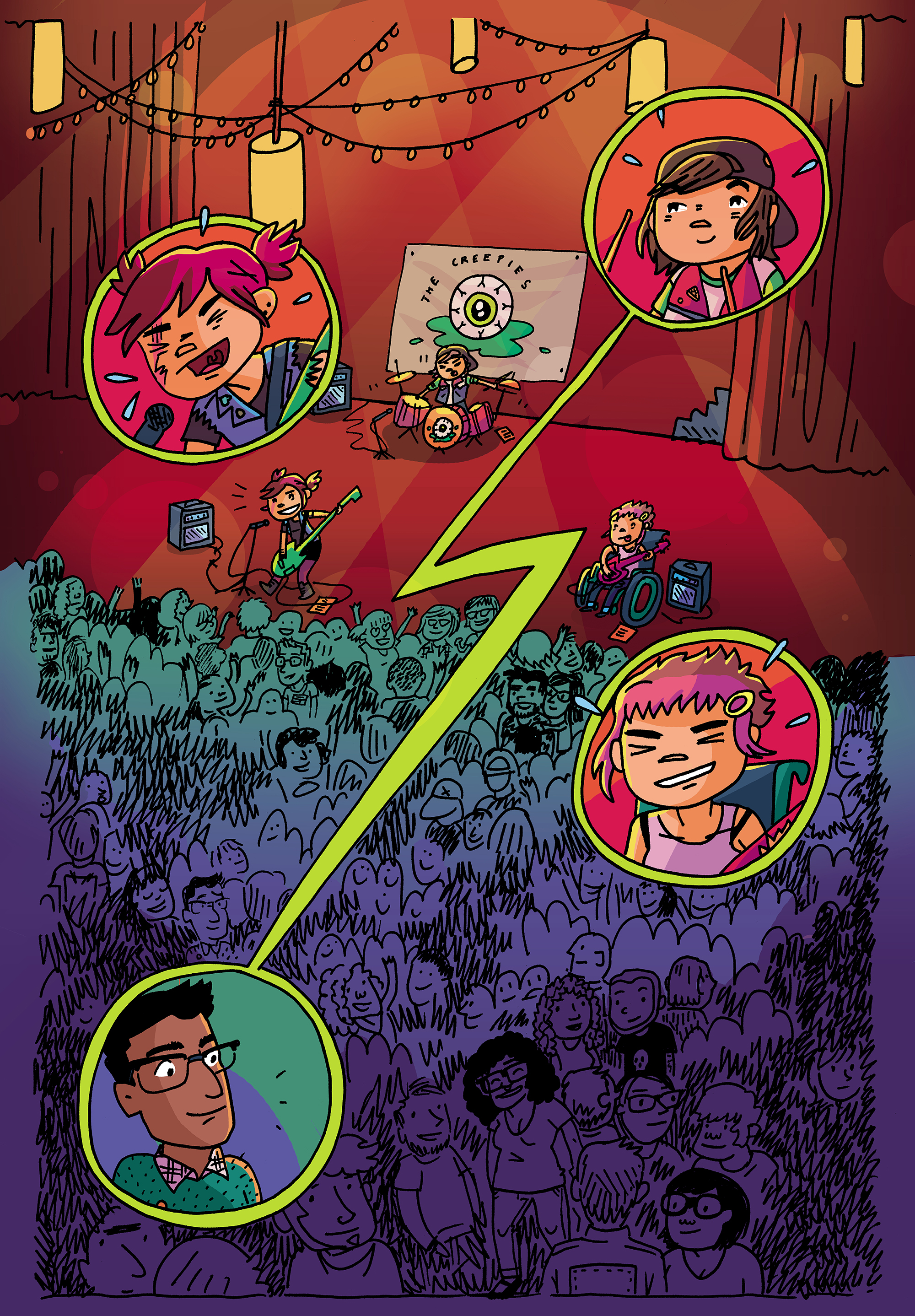 Colors for Coady and the Creepies Issue #1 (Boom! Box) – Art by Amanda Kirk