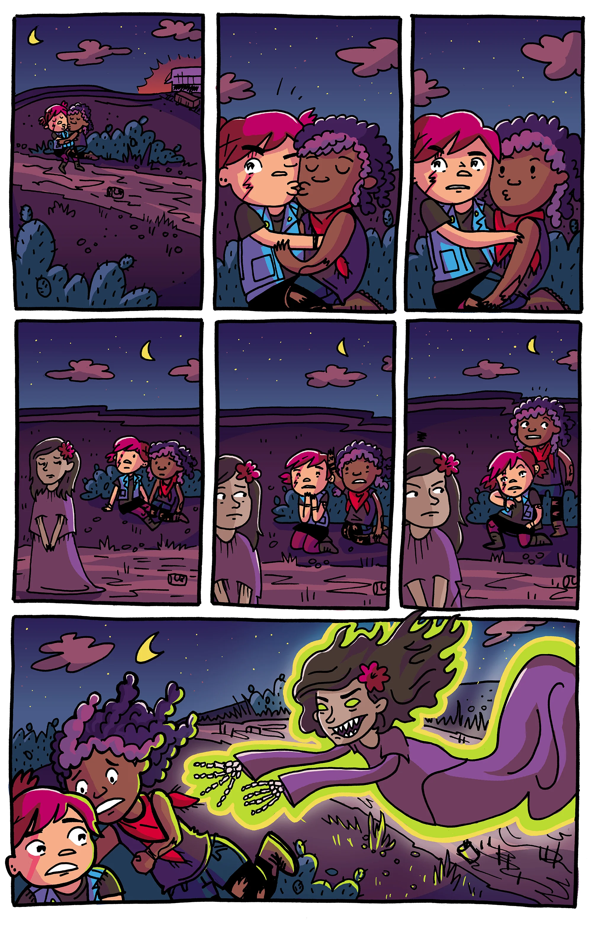 Colors for Coady and the Creepies Issue #1 (Boom! Box) – Art by Amanda Kirk