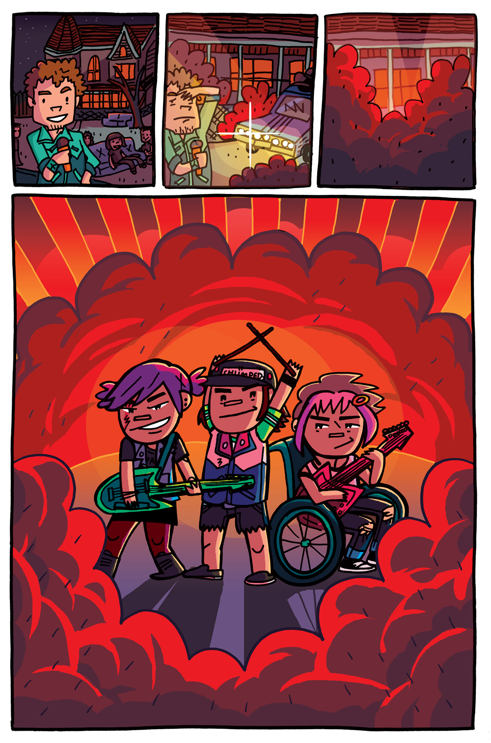 Colors for Coady and the Creepies Issue #2 (Boom! Box) – Art by Amanda Kirk