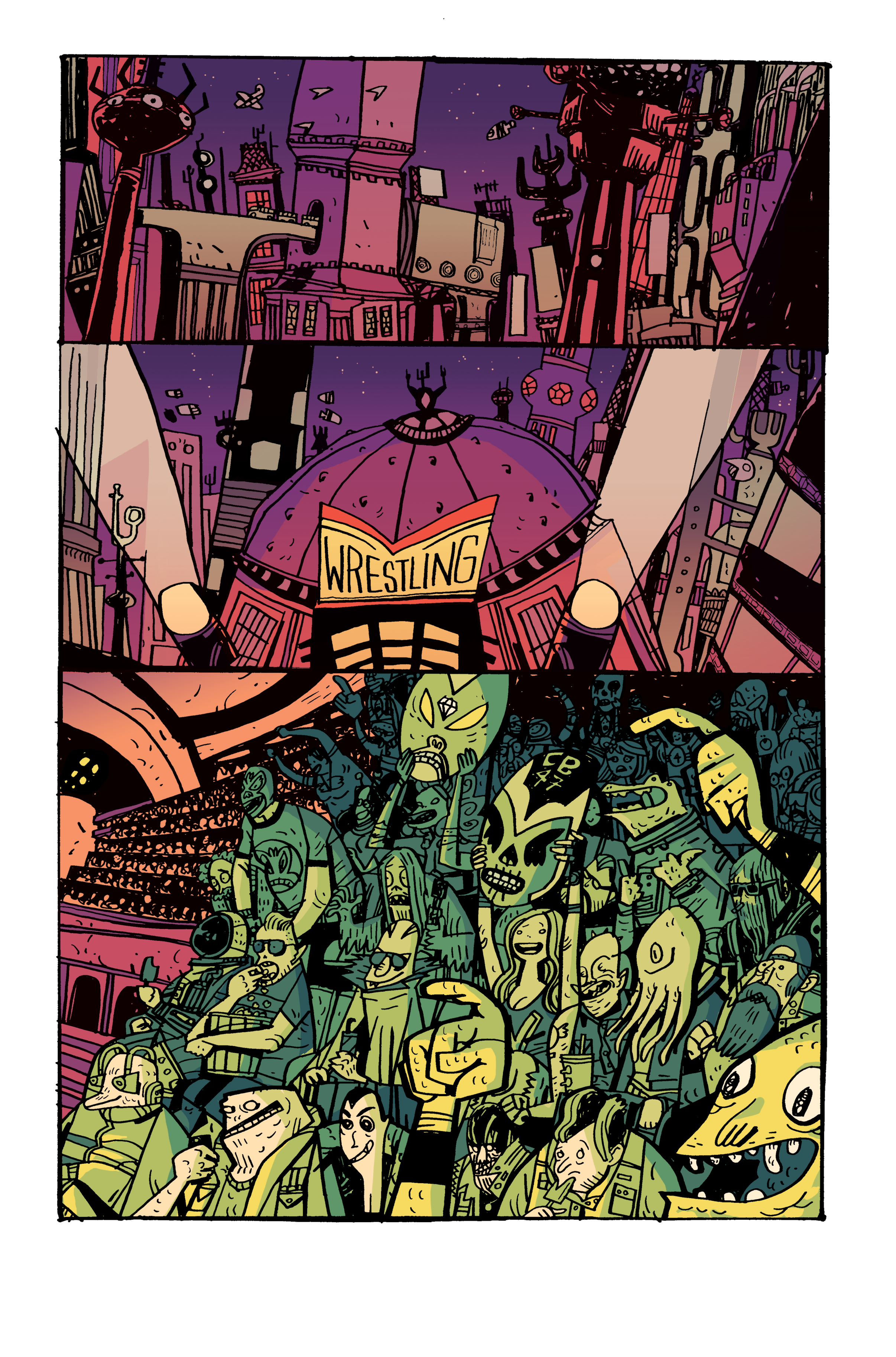 Colors for Samurai Jack: Quantum Jack #2 (IDW) – Art by Warwick Johnson Cadwell