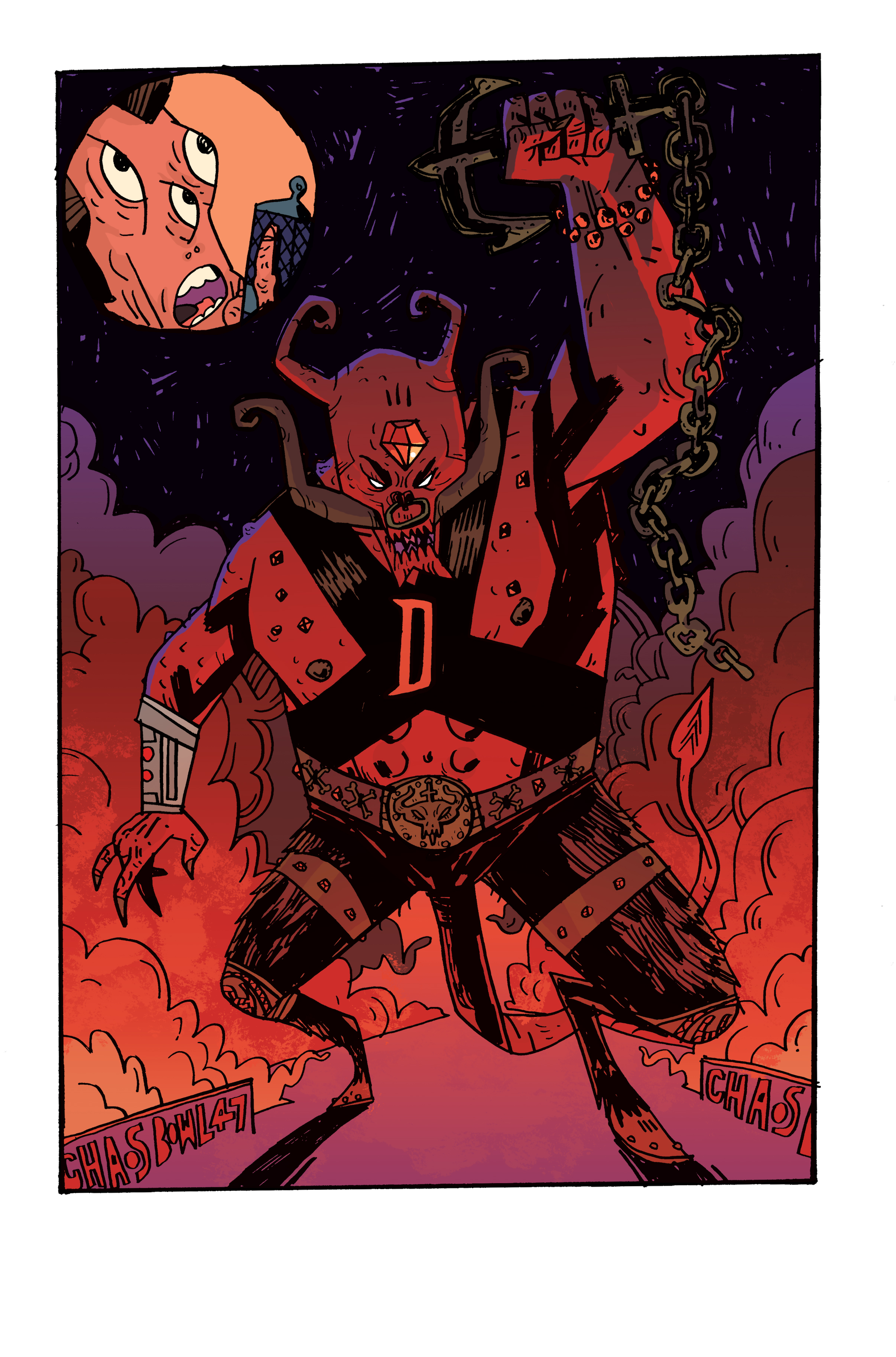 Colors for Samurai Jack: Quantum Jack #2 (IDW) – Art by Warwick Johnson Cadwell