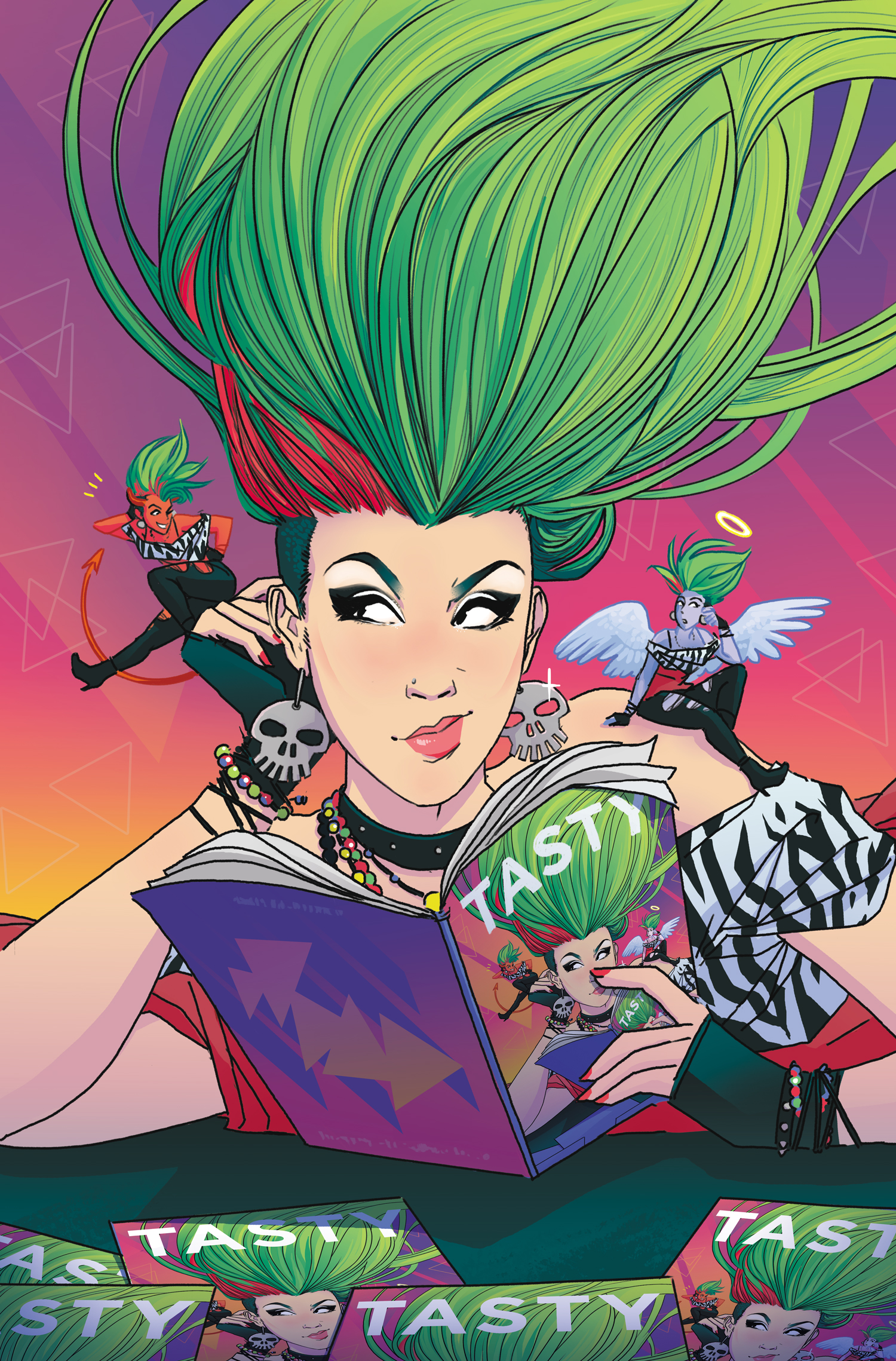  Cover &nbsp;- Jem &amp; The Holograms: DIMENSIONS #4 &nbsp;-&nbsp;IDW 