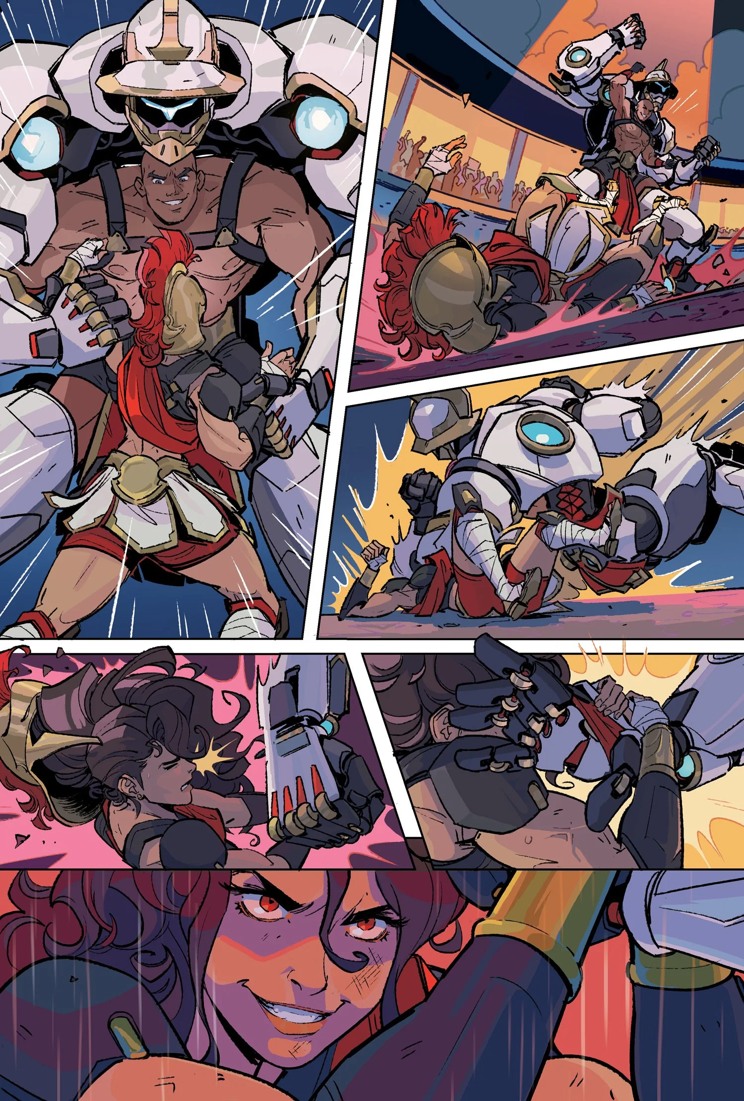  Interior Page -  A New Empire  - Blizzard Entertainment  Writing by Sam King, Art by Hannah Templer, Interior Colors by Rian Sygh 