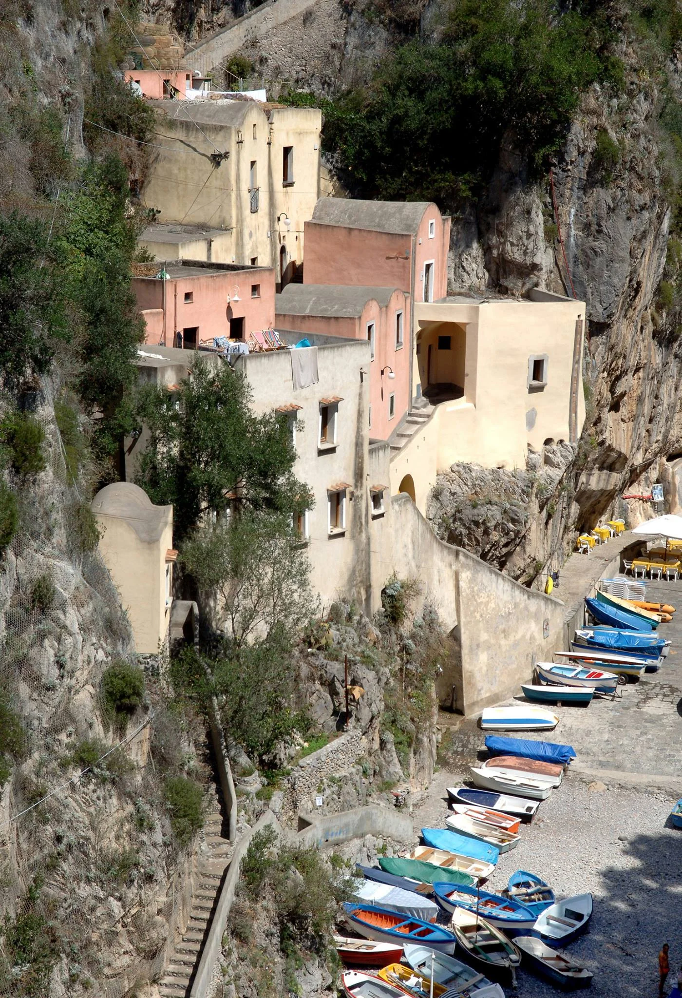The fisherman’s borgo below the Fiordo of Furore