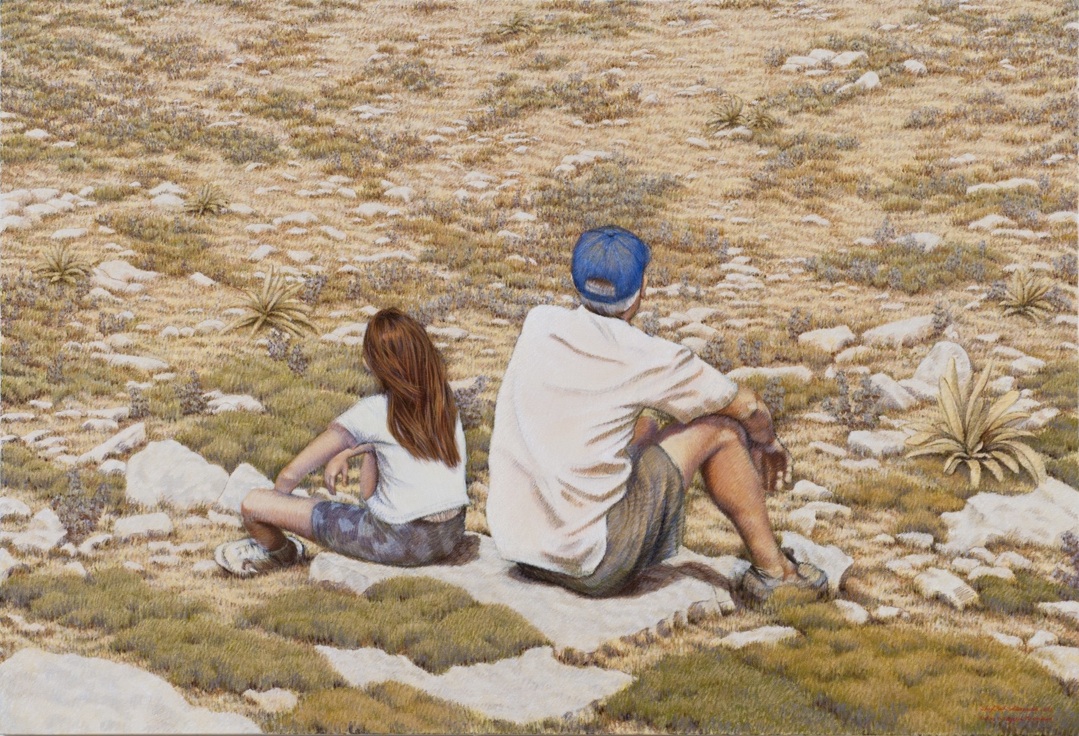 Resting on Taigetos Mountain