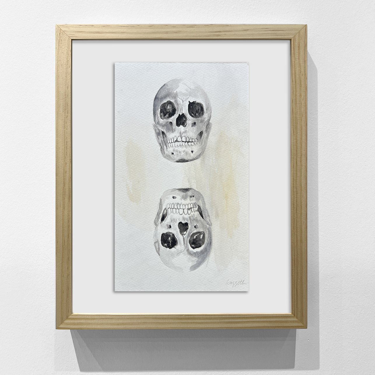 Skull Sketch (Framed)