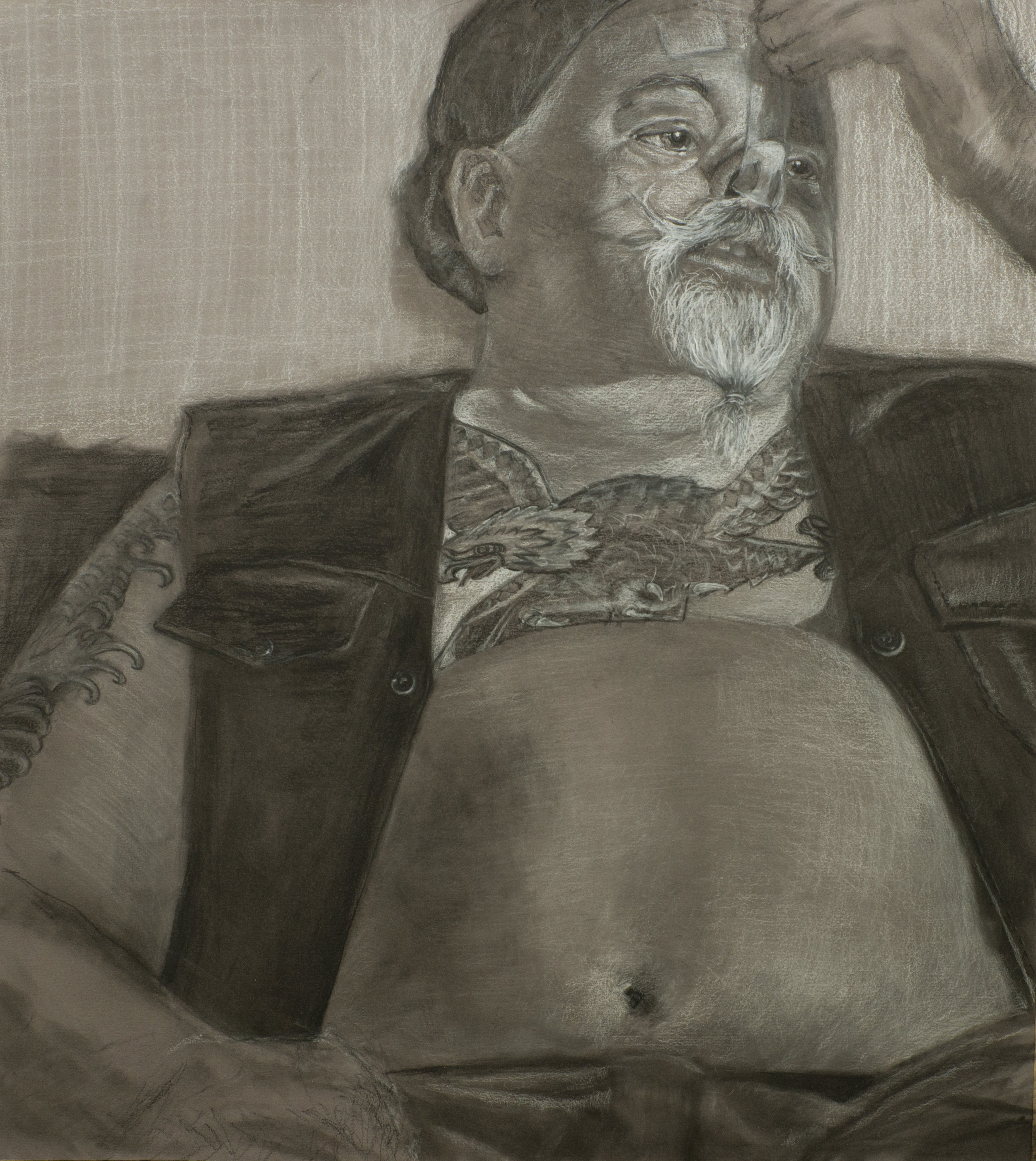 bikersnob,marykearneyhull,pastelandcharcoal,26X22,1000.JPG