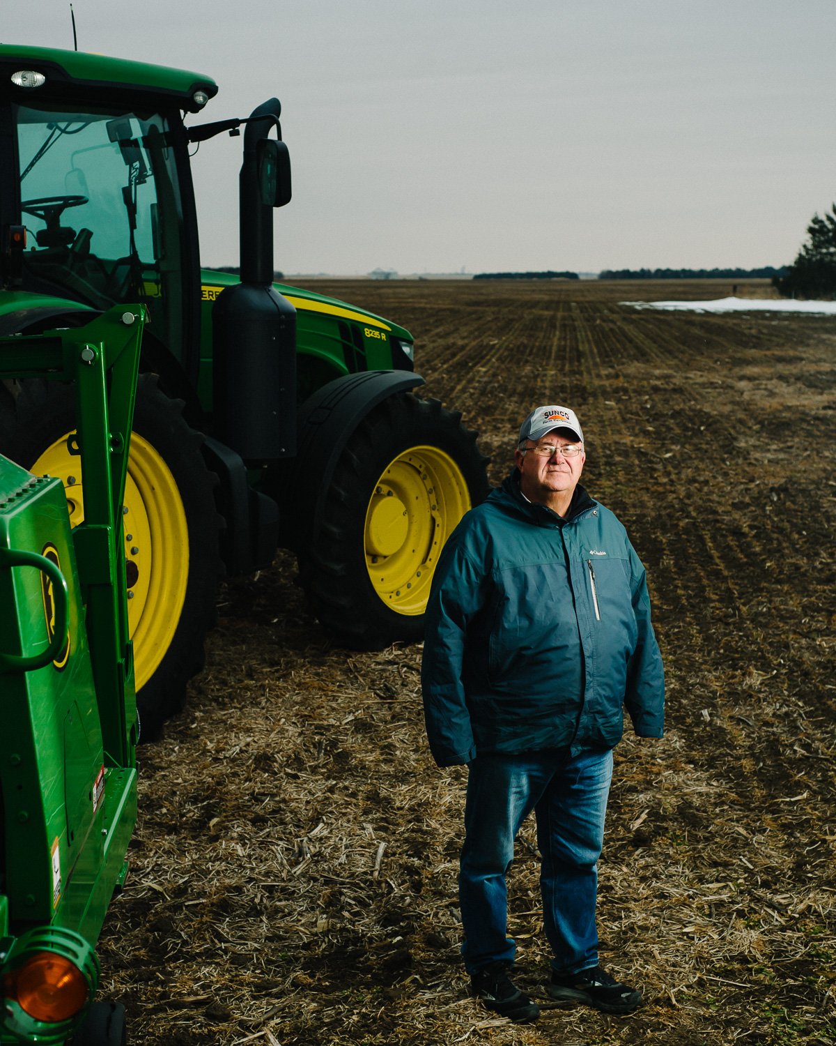  Tom Schwarz on his farm in Bertrand, NE, for Bloomberg Businessweek, 2019 