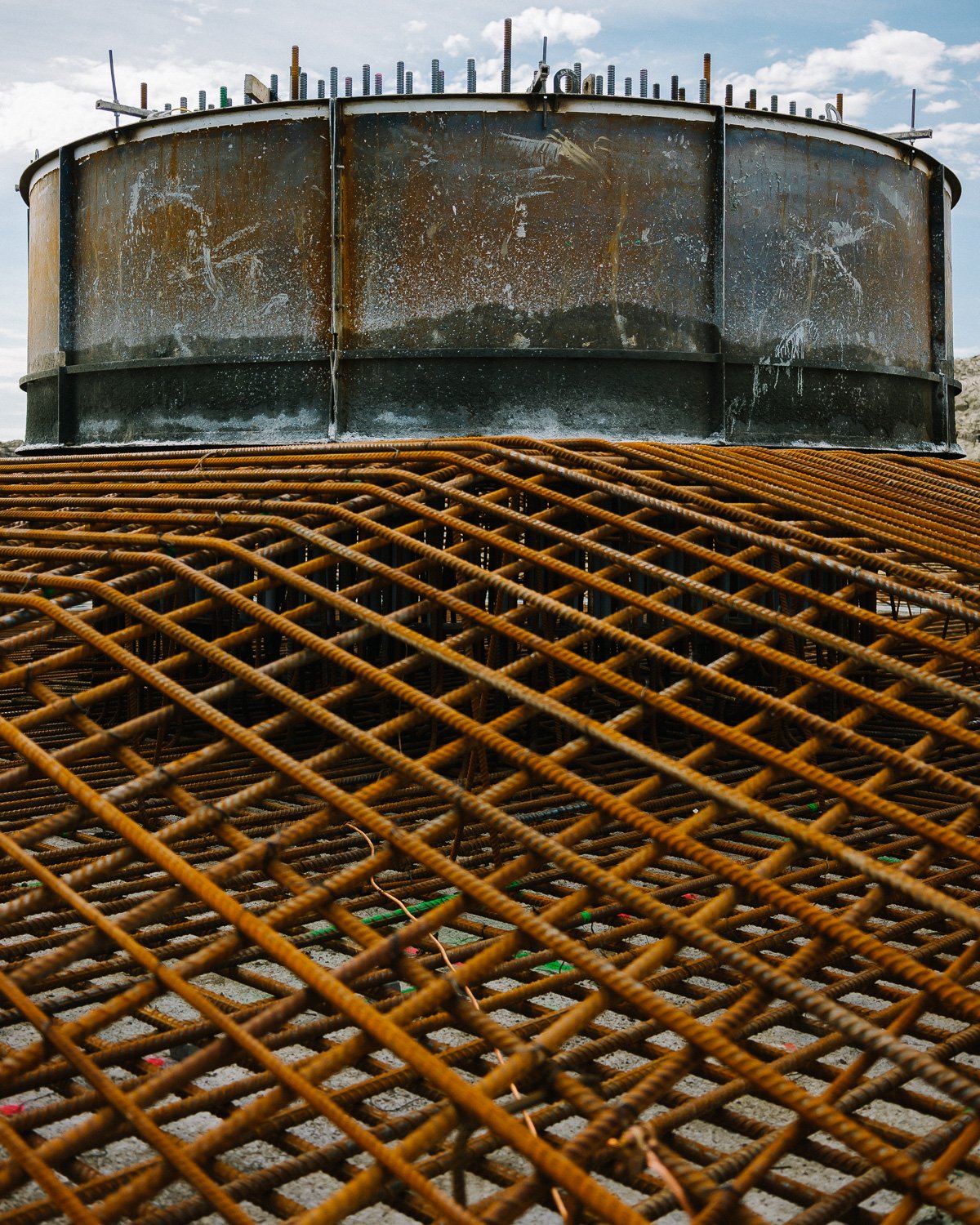  The base of a new wind turbine at the Milligan 1 Wind Farm Project, Western, NE, for The New York Times, 2020 