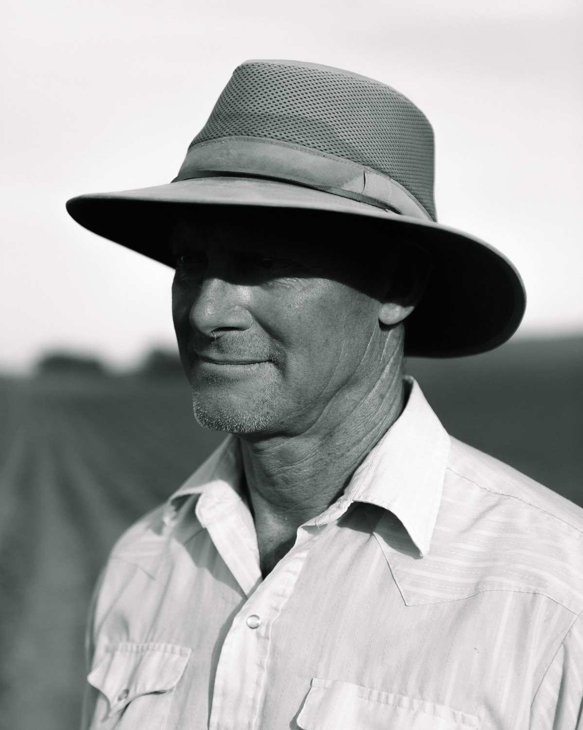  Portrait of Danny Kluthe on his farm near Dodge, NE, for Le Monde, 2017 