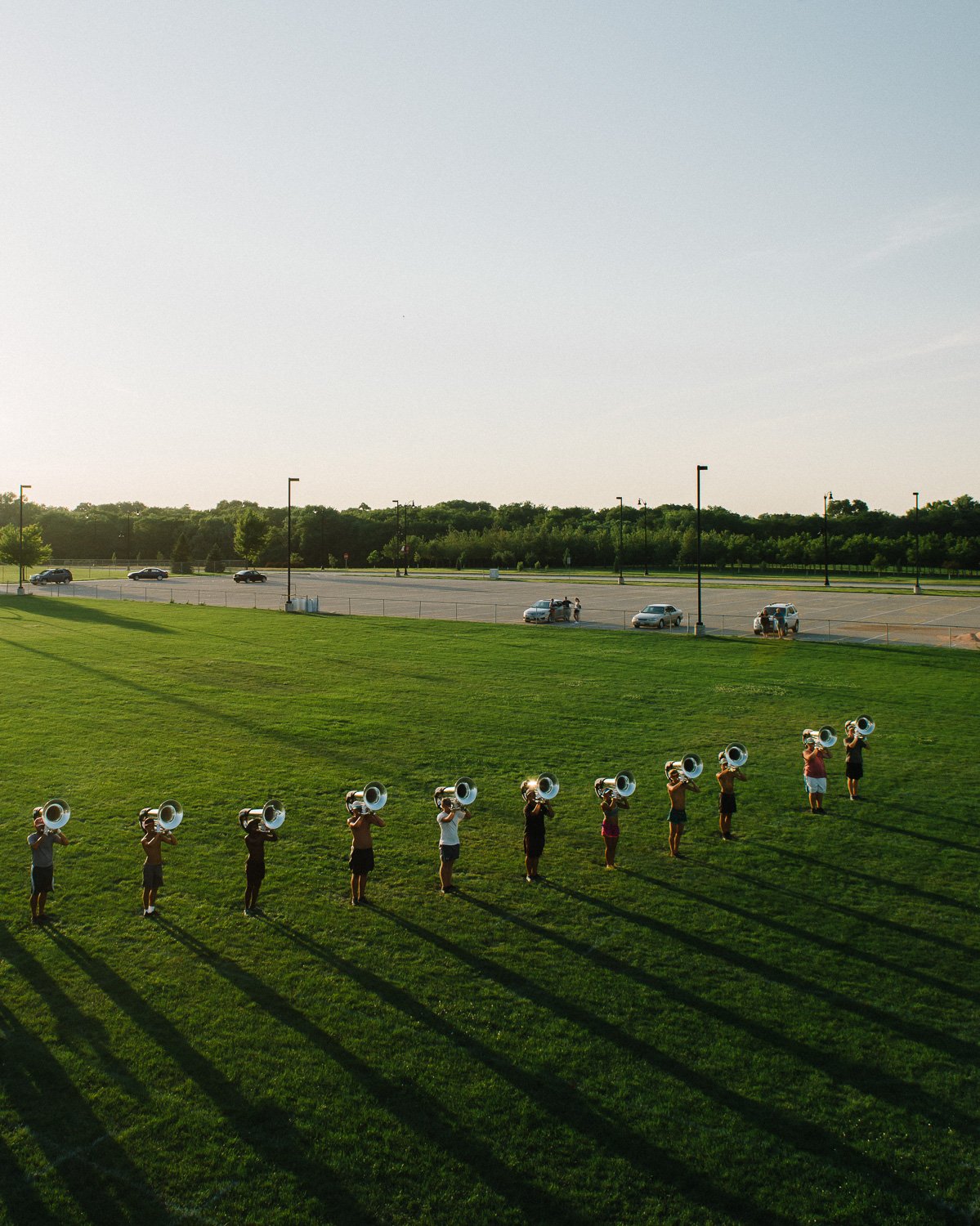 Tubas at Sunset