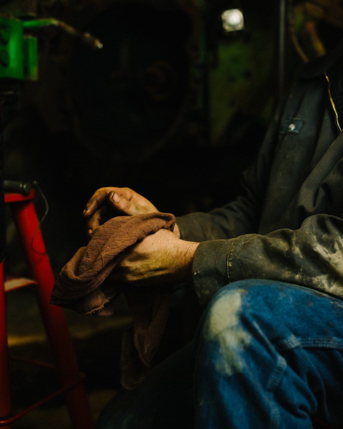  Jeremy Davis, owner of Firehouse Repair, Palmer, NE, for Bloomberg Businessweek, 2019 