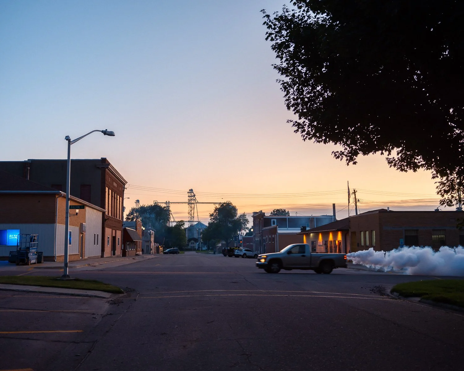  Mosquito fogging in Remsen, IA, for Bloomberg Businessweek, 2025 