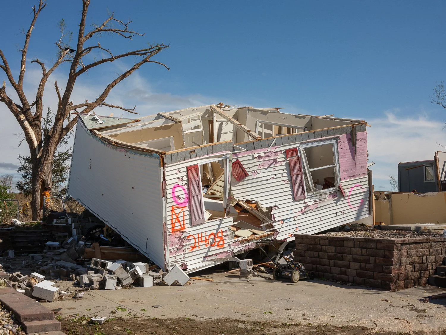  Tornado damage in Elkhorn, NE, for The New York Times, 2024 