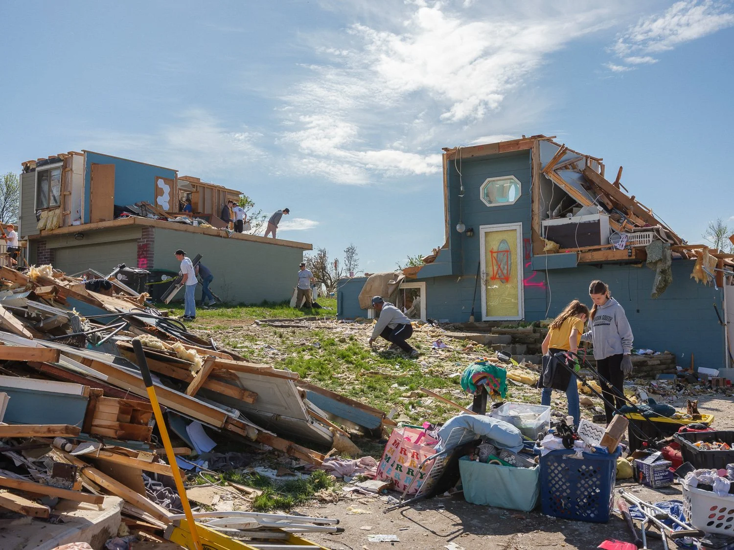  Tornado damage in Elkhorn, NE, for The New York Times, 2024 