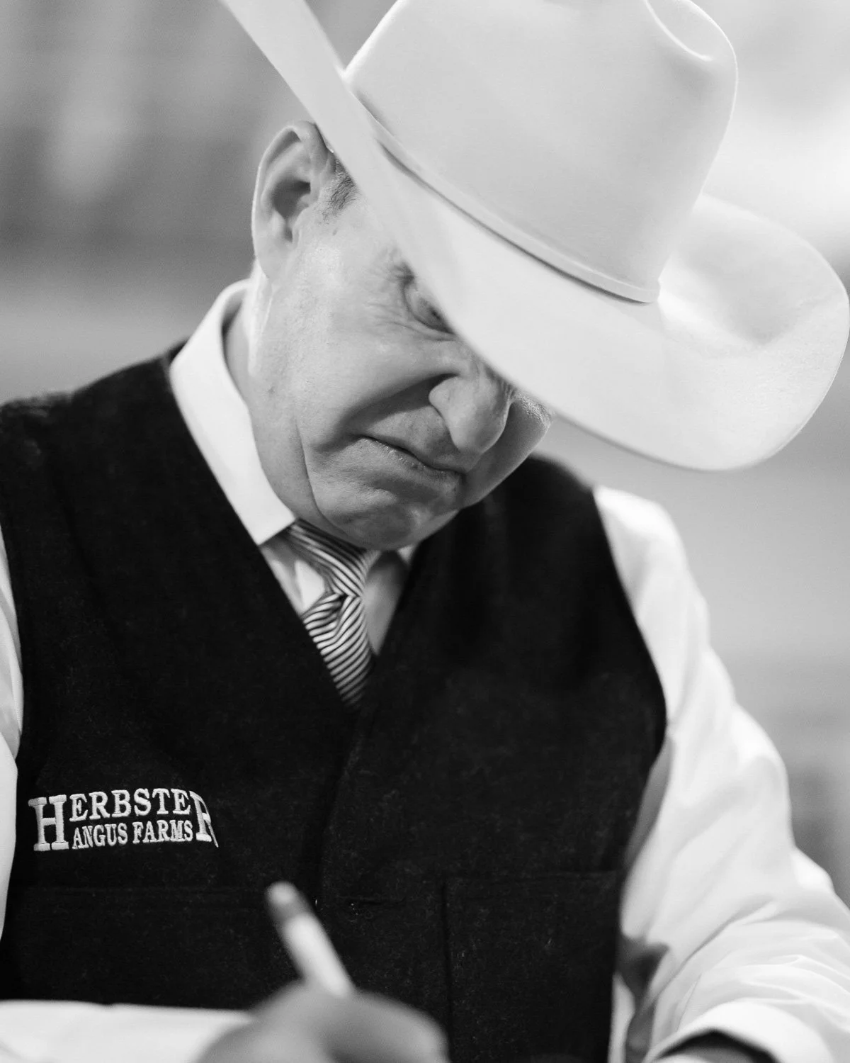  Nebraska Republican gubernatorial candidate Charles W. Herbster signs autographs, Wahoo, NE, for The New York Times, 2022 