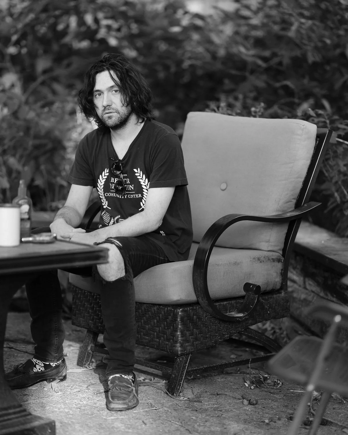  Musician Conor Oberst of Bright Eyes at his home, Omaha, NE, for The New York Times, 2020 