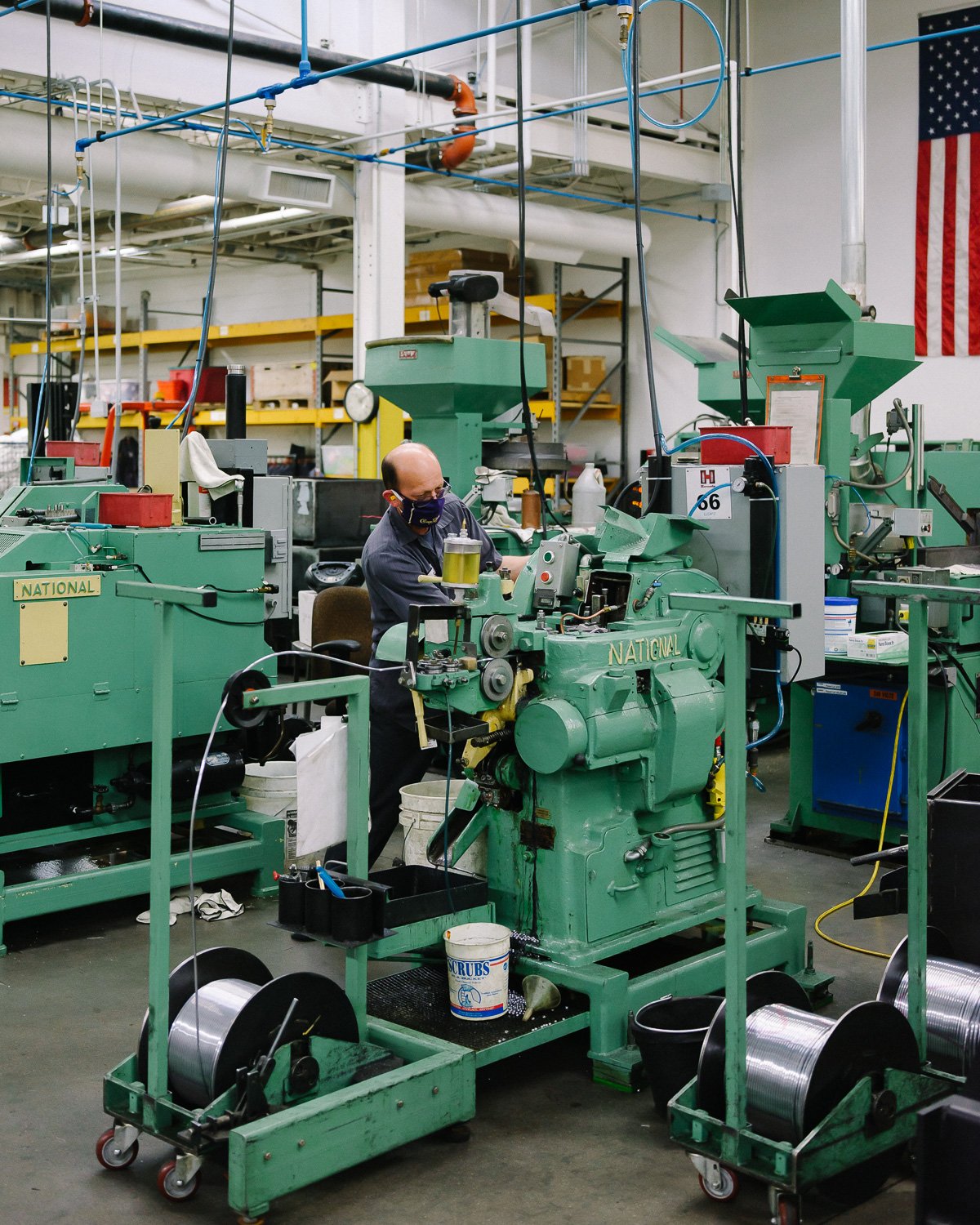  A worker at Hornady Manufacturing in Grand Island, NE, for The Wall Street Journal, 2020 