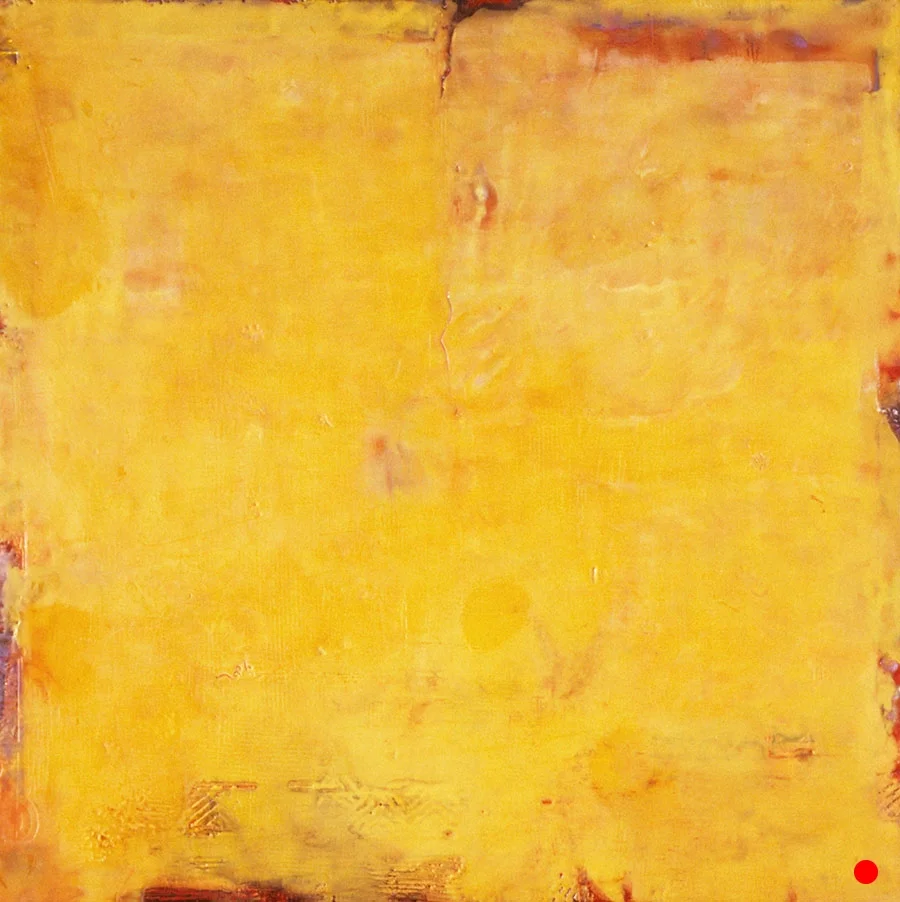 Glow , 24"x 24", encaustic on wood, 2003 SOLD