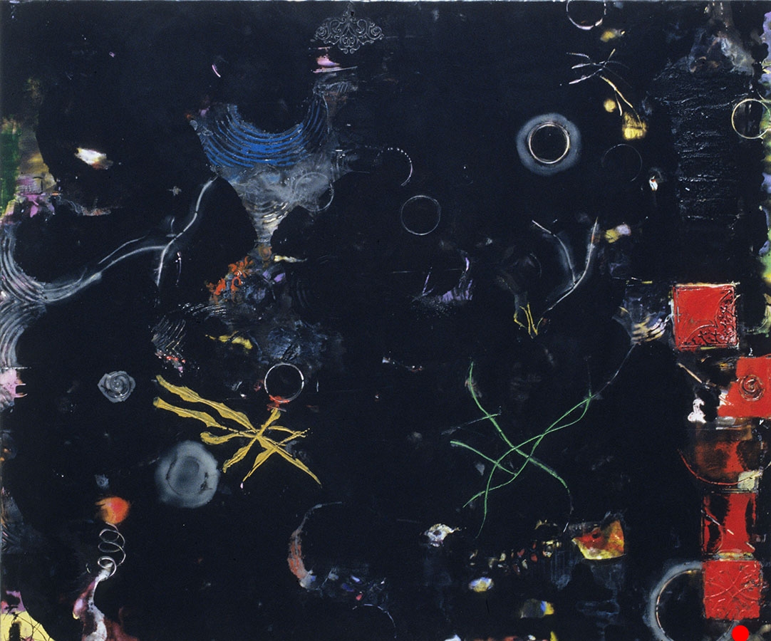 Sea Space, 25" x 30", encaustic, oil on wood, 2005 SOLD