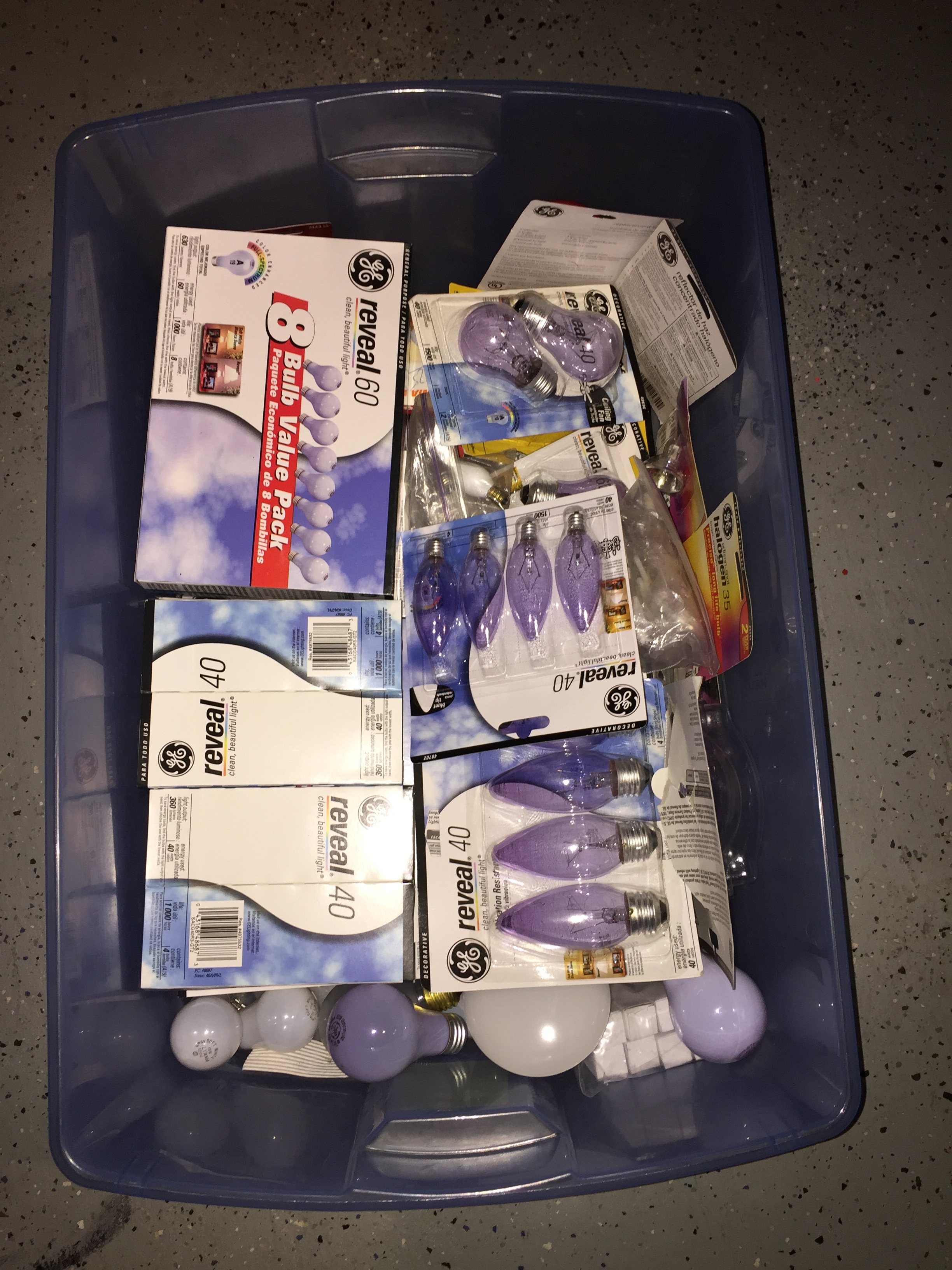 Ed's Light Bulb stash