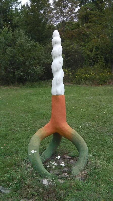 Terra Stele at Sculptureferst, woodstock, Vt.