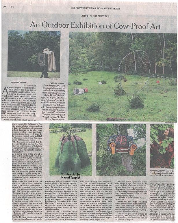 NY Times Westchester/ Aug 2011