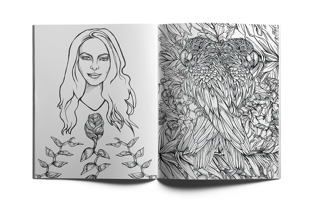 Coloring Time With St. Lucia
