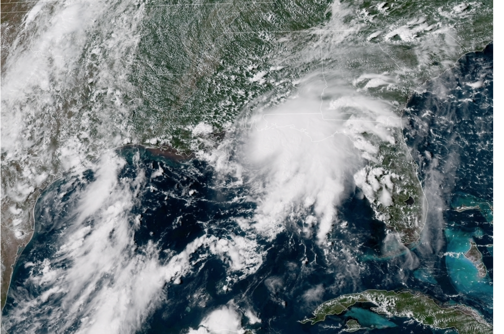 Goes-16 Color Image of Tropical Storm Gordon