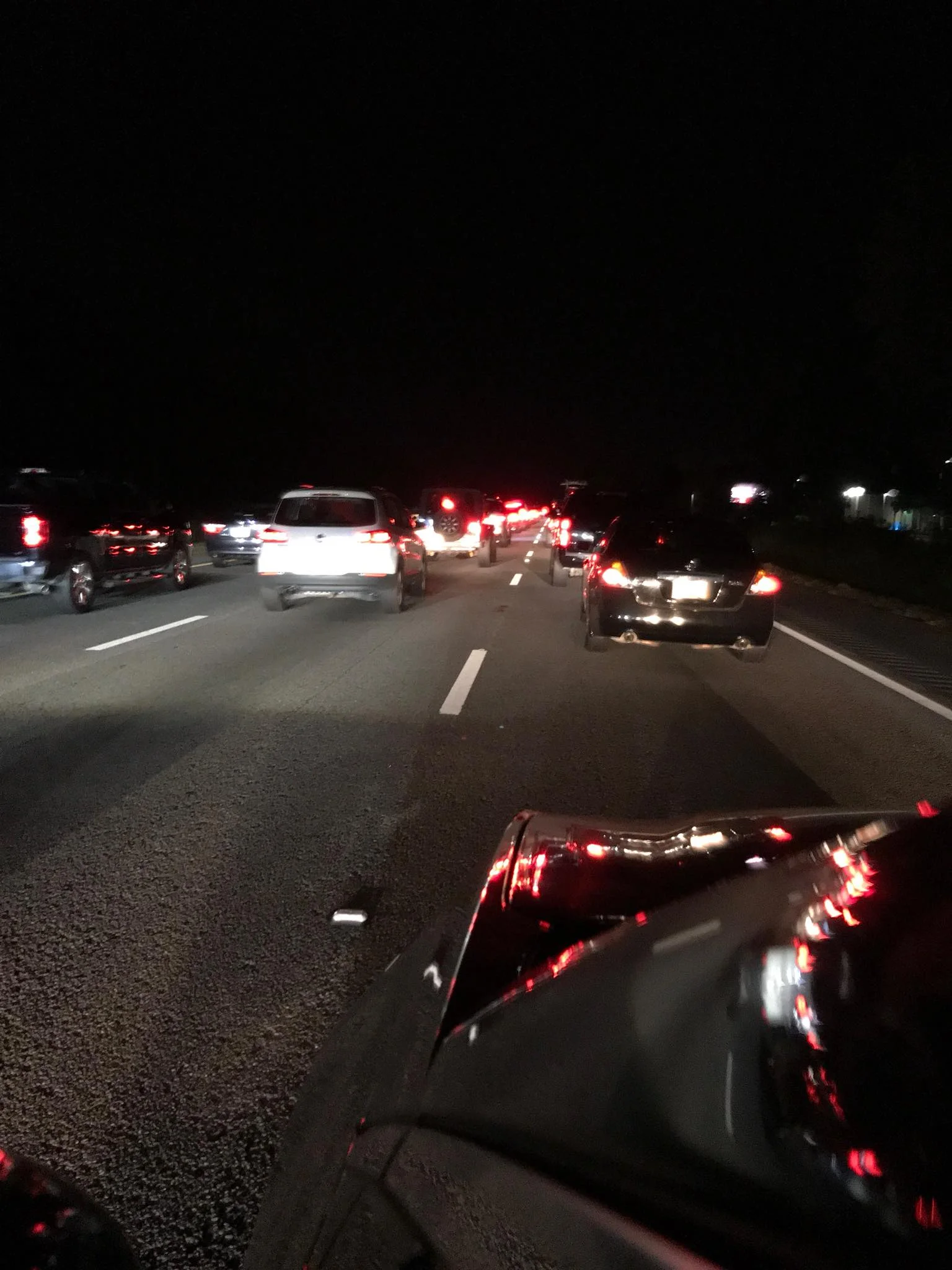 Hurricane Florence Evacuation Traffic I-26 10 miles outside of Charleston, SC