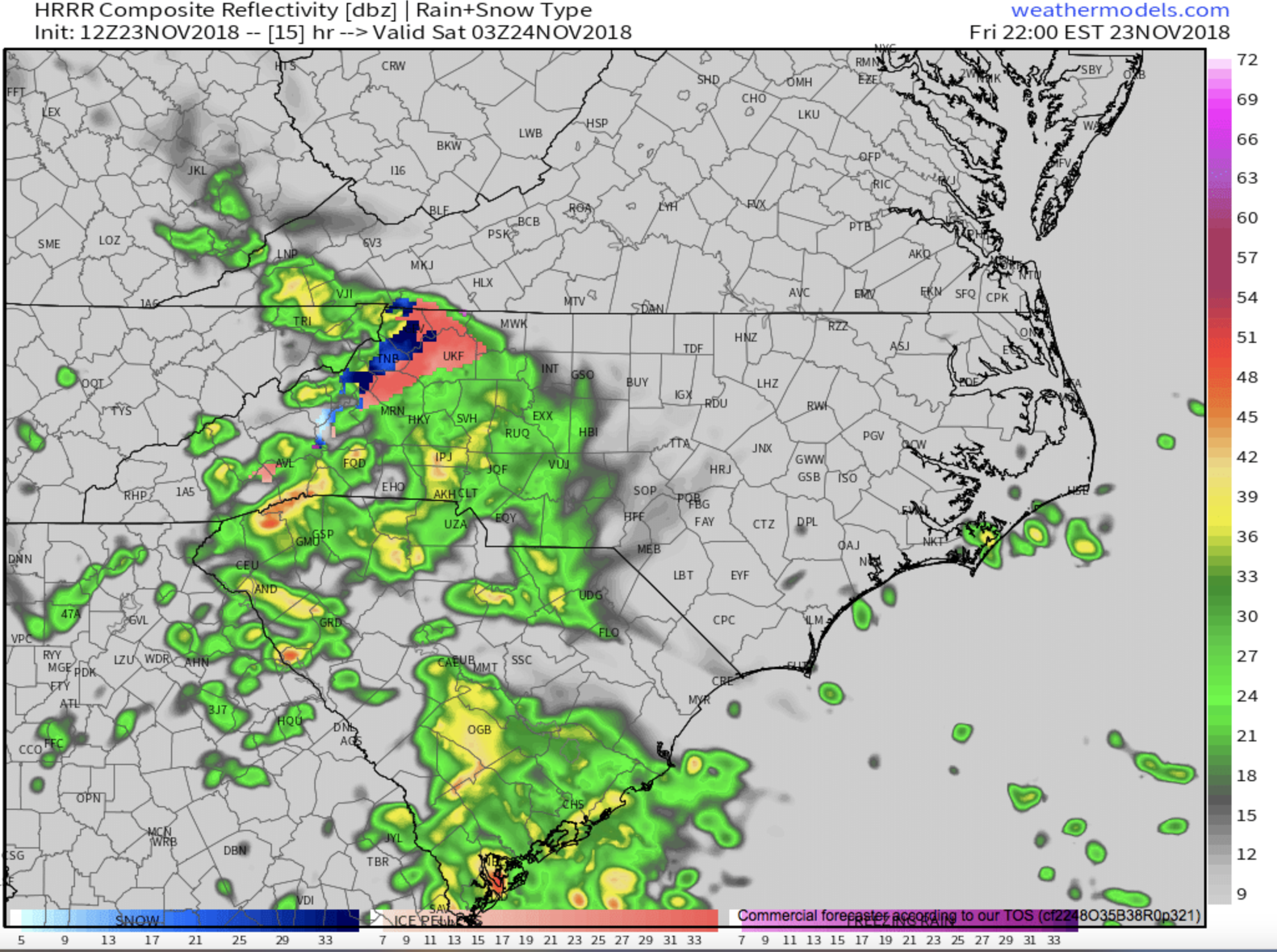 Wintery Mix Possible Tonight Into Tomorrow Around Parts Of WNC