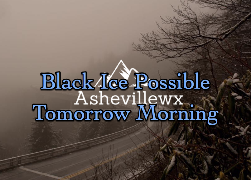 Black Ice Possible Tonight Around WNC, Rain Moves In By End Of Week