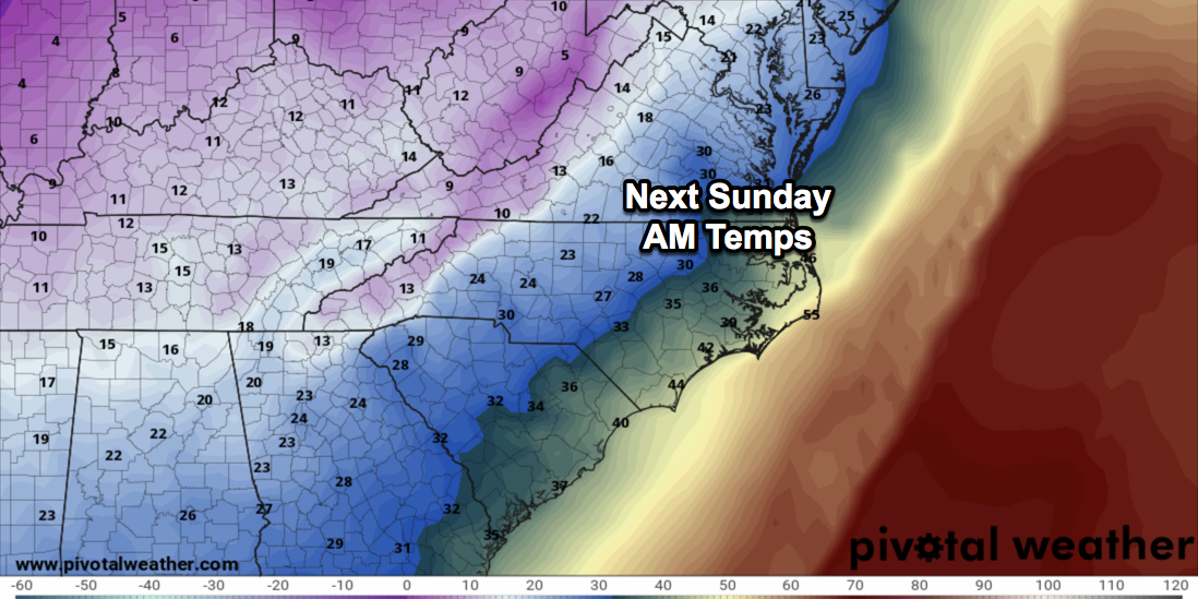 Long Range Models Show Pattern Change, Arctic Air For Southeast Late Next Weekend