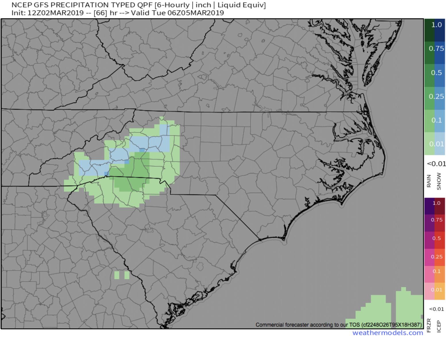 Chances For Snow Showers Around WNC Monday Night Into Tuesday Increasing